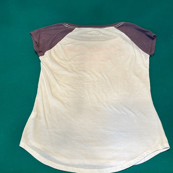 Aeropostale- navy blue,white with hot pink lettering youth XL - Picture 4 of 4